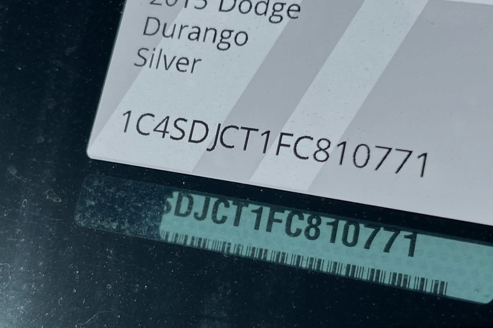 2015 Dodge Durango R/T